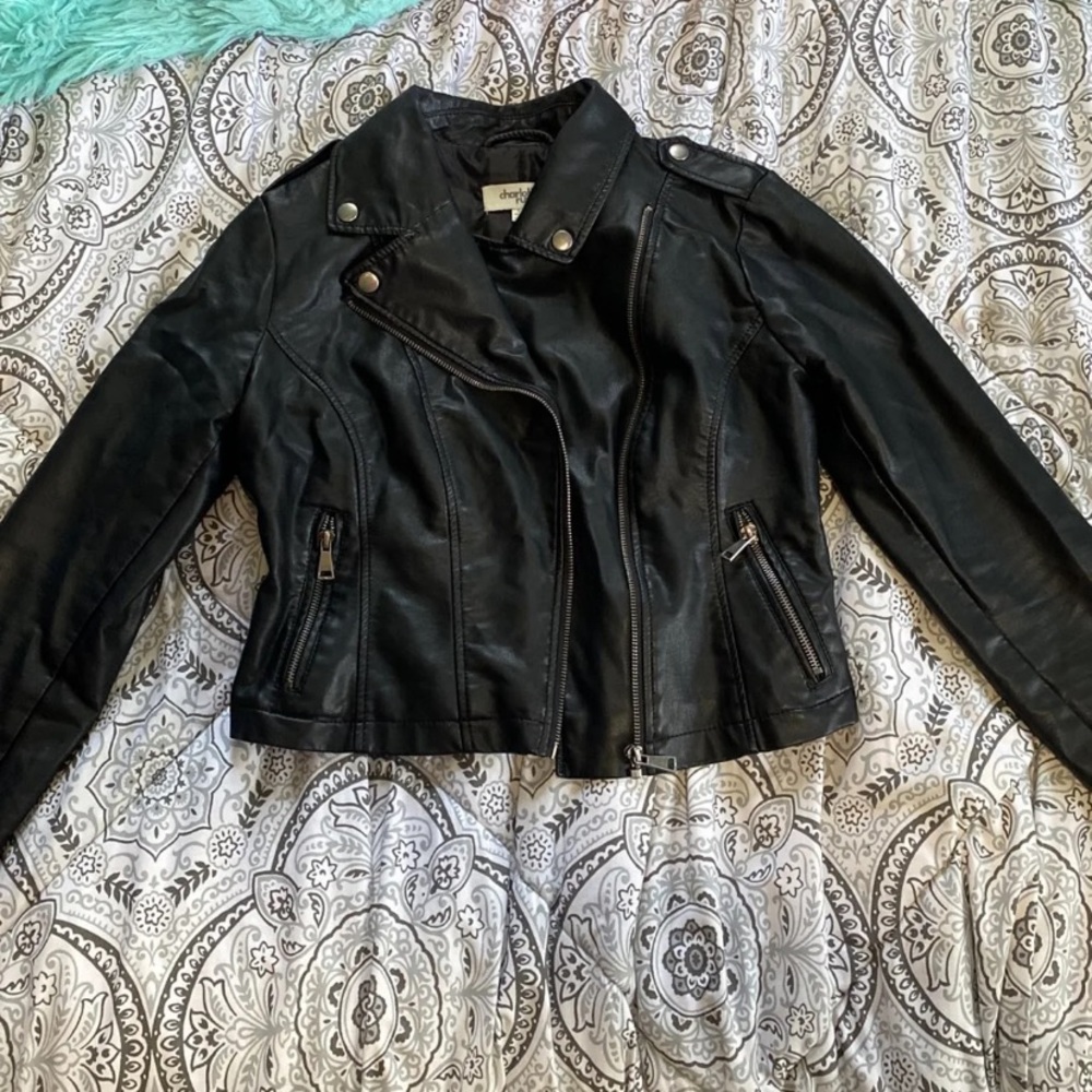 Charlotte Russe . Faux leather jacket S.